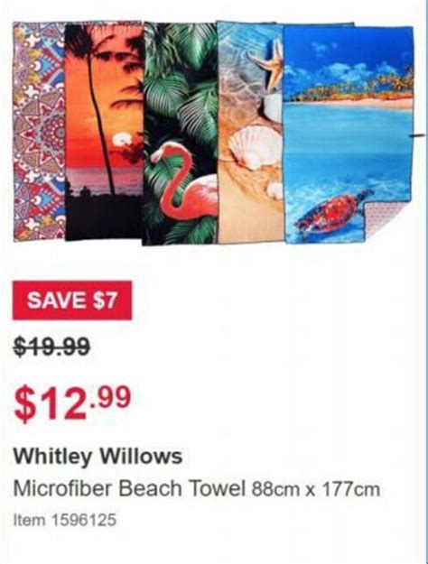 whitley willows beach towel costco.